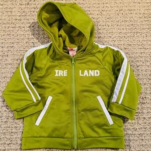Red Envelope Olive Kids Hoodie with Ireland Design